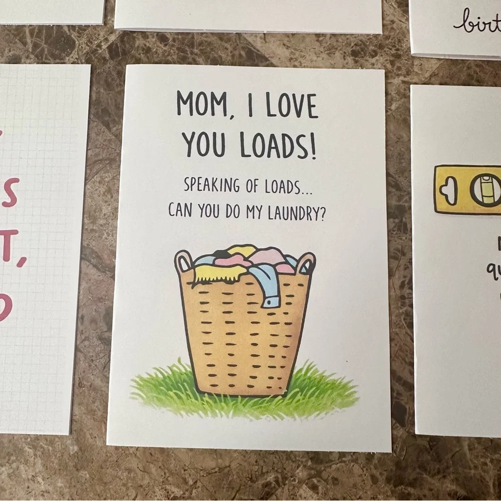 Handmade Greeting Cards Set Of 7 NEW